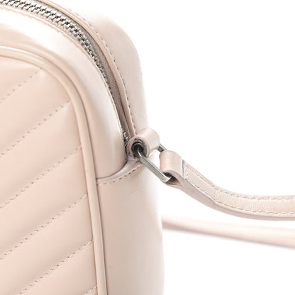 Saint Laurent Calfskin Matelasse Monogram Lou Camera Bag Marble Pink 14 of 14
