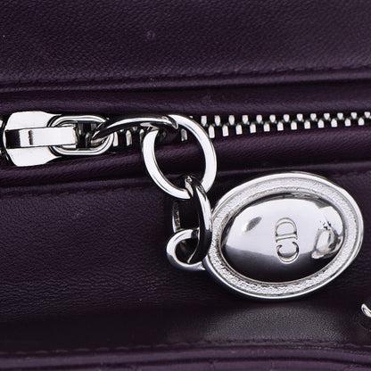 Christian Dior Lambskin Cannage Large Lady Dior Purple 19 of 34