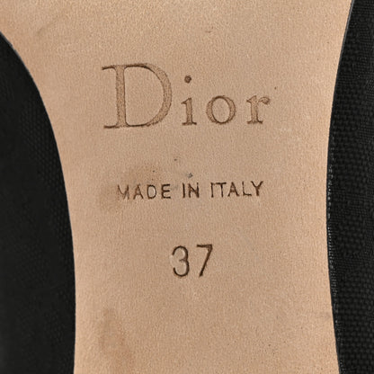 Christian Dior Oblique Canvas Street Chic Pumps 37 Black 7 of 11