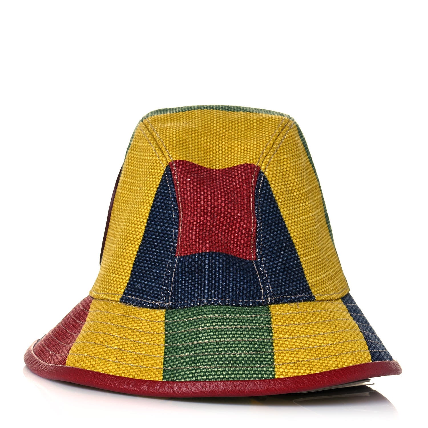 Gucci Canvas Marley Stripe Script Logo Gucci 100 Bucket Hat M Multicolor 3 of 8