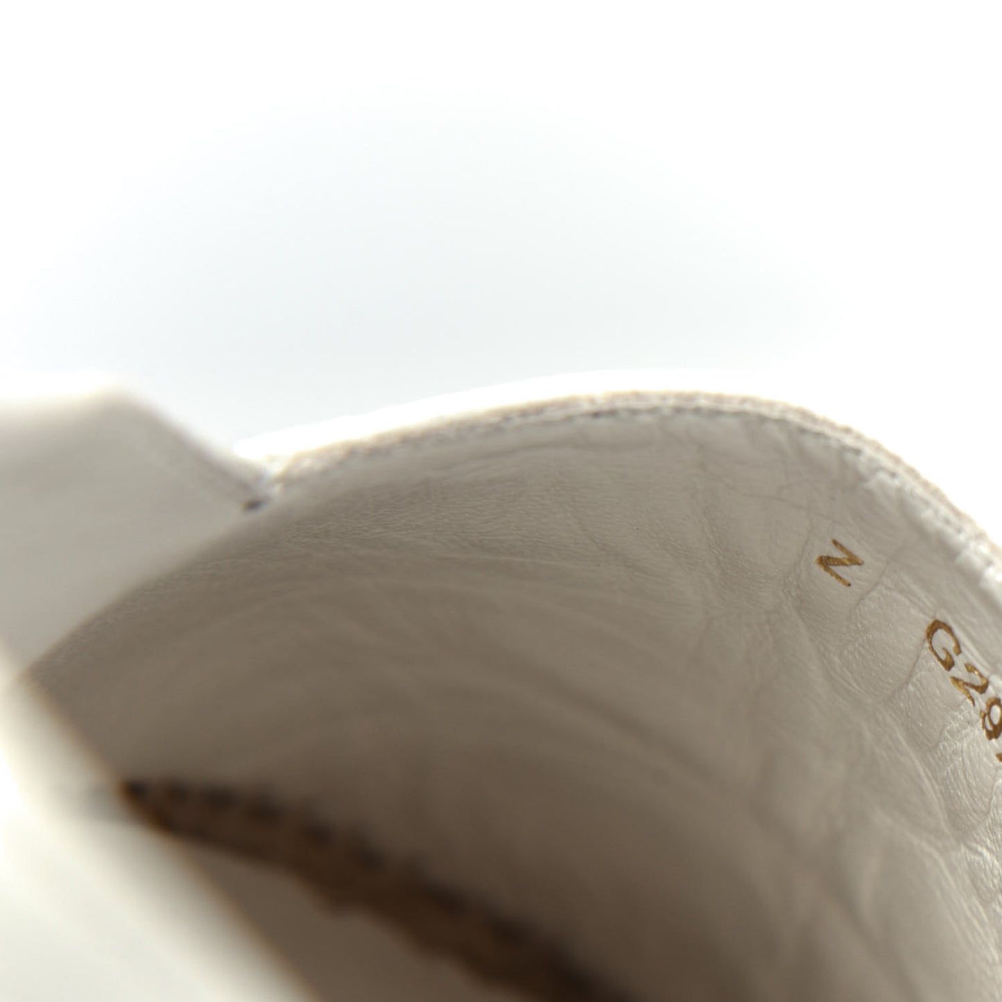 Lambskin CC Espadrilles 37 White