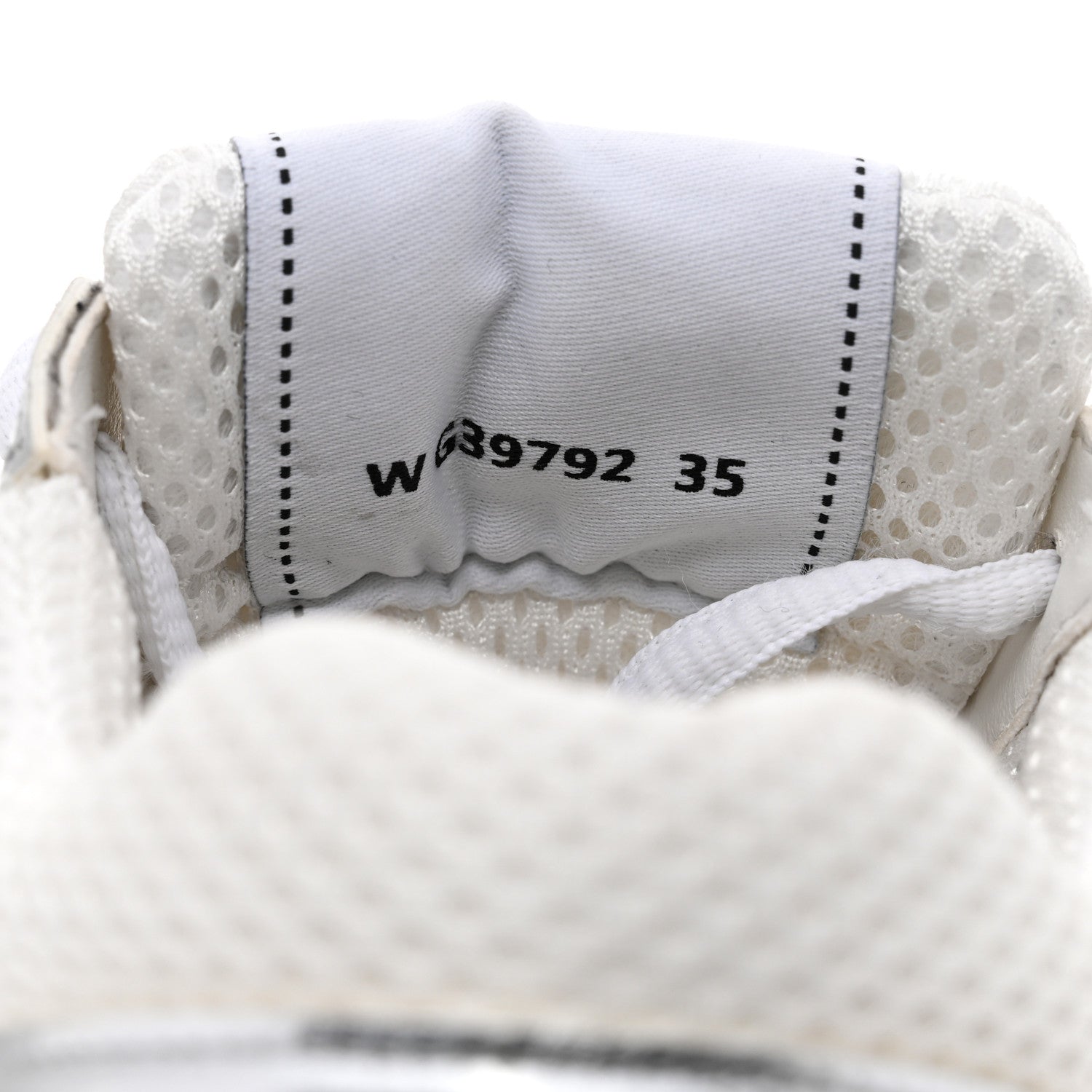 Chanel Fabric Laminated Calfskin Stretch CC Womens Sneakers 35 White Silver 6 of 8