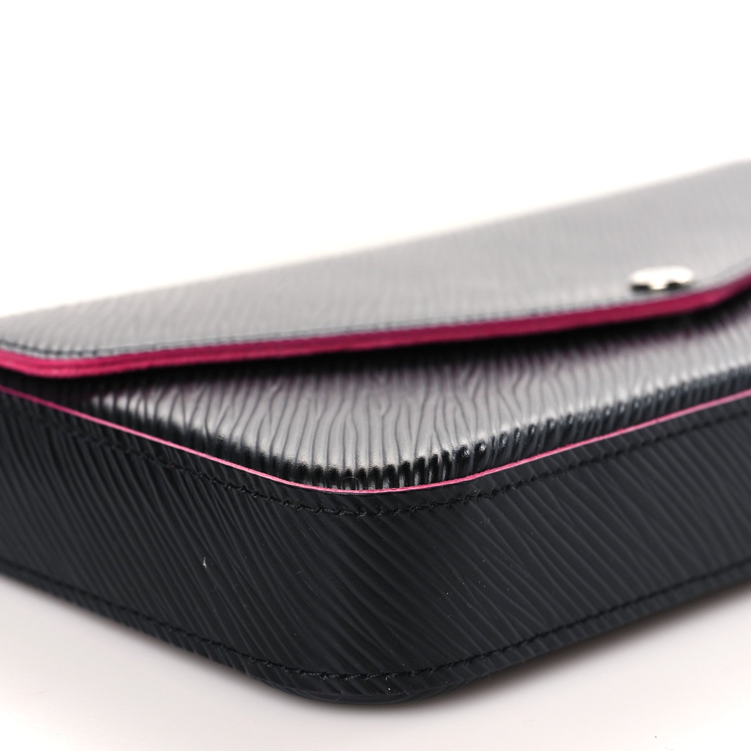 Louis Vuitton Epi Pochette Felicie Black Hot Pink 8 of 9