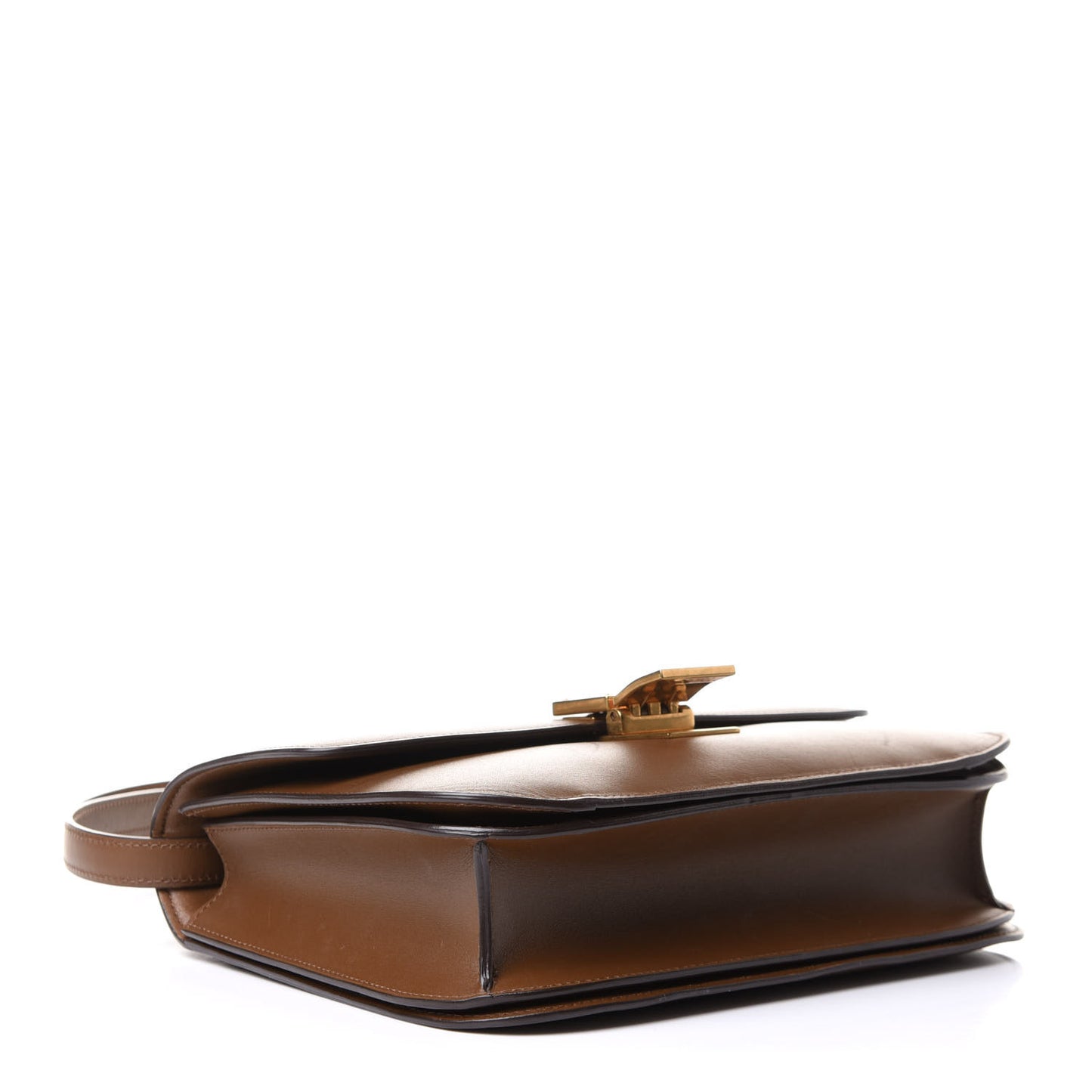 Box Calfskin Medium Classic Box Flap Bag Camel
