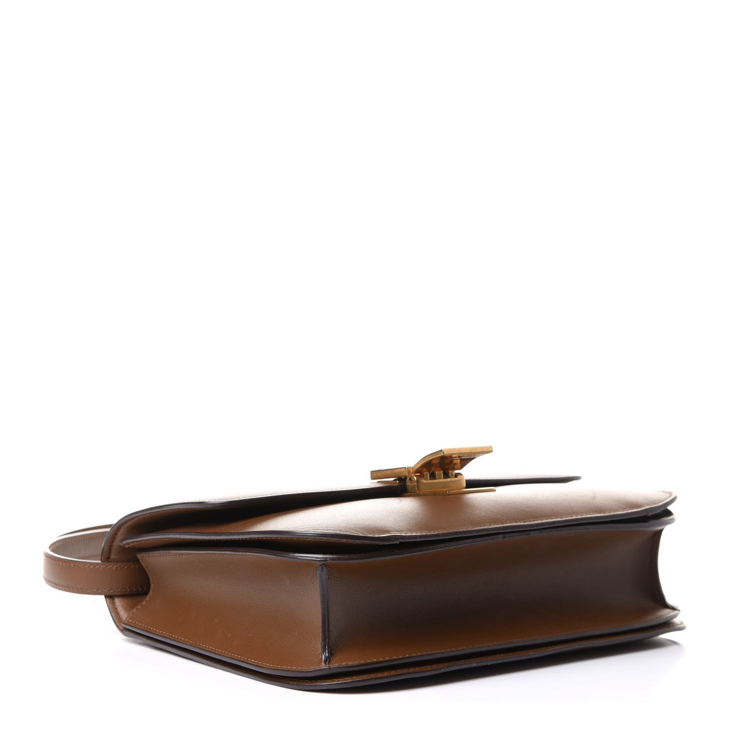Celine Box Calfskin Medium Classic Box Flap Bag Camel 4 of 11