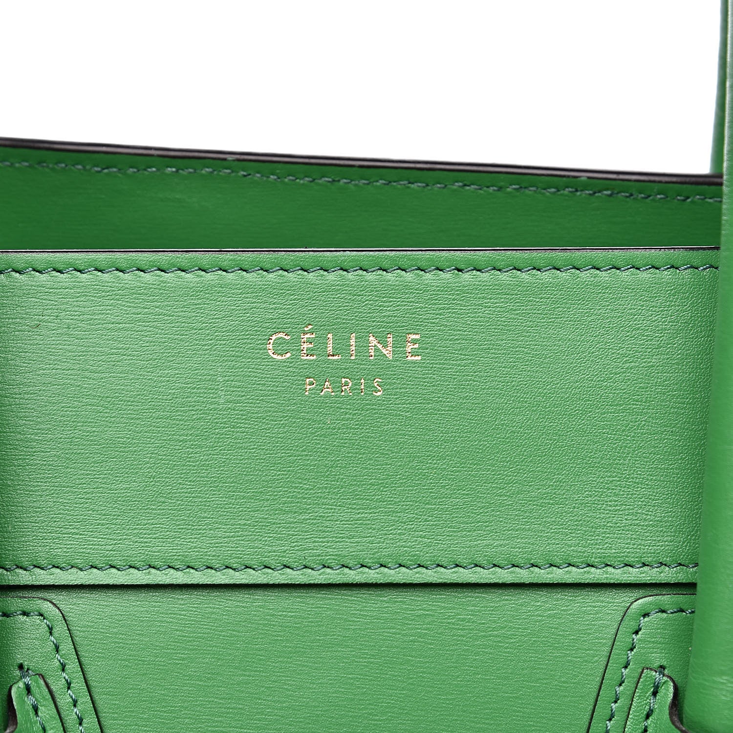 Celine Palmelato Mini Luggage Grass Green 8 of 18