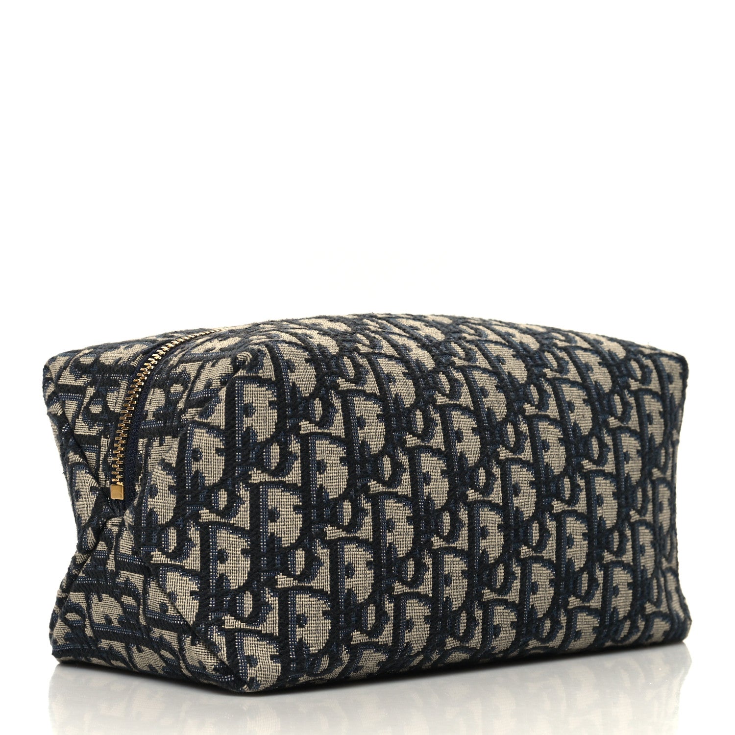 Christian Dior Oblique 30 Montaigne Cosmetic Pouch Blue 3 of 11