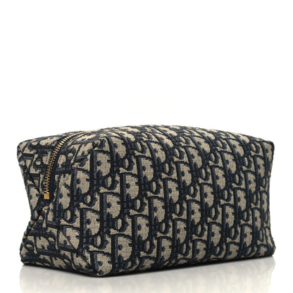 Christian Dior Oblique 30 Montaigne Cosmetic Pouch Blue 3 of 11