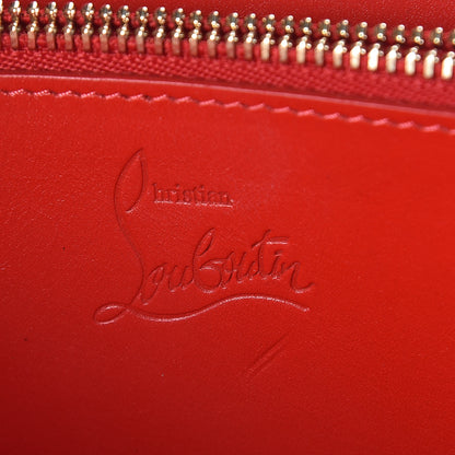 Christian Louboutin Metallic Calfskin Panettone Spiked Zip Around Wallet Anthracite Gun Metal 6 of 11