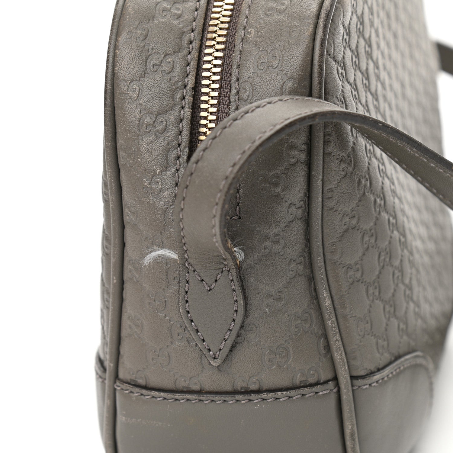 Gucci Microguccissima Mini Bree Messenger Bag Grey 16 of 17