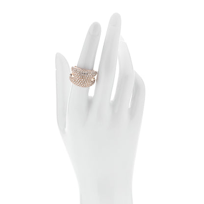 Parker & West by FASHIONPHILE 18K Rose Gold Pave Diamond 3.35ctw Pave Ring  53 6.5 2 of 8