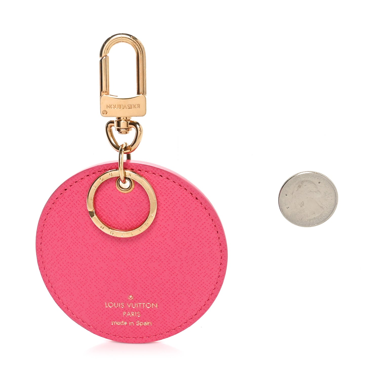 Monogram Illustre V Bag Charm Key Ring Grenade