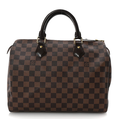 Louis Vuitton Damier Ebene Speedy 30 1 of 10