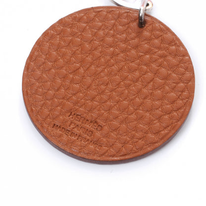 Hermes Clemence Lion Key Chain Brown 3 of 4