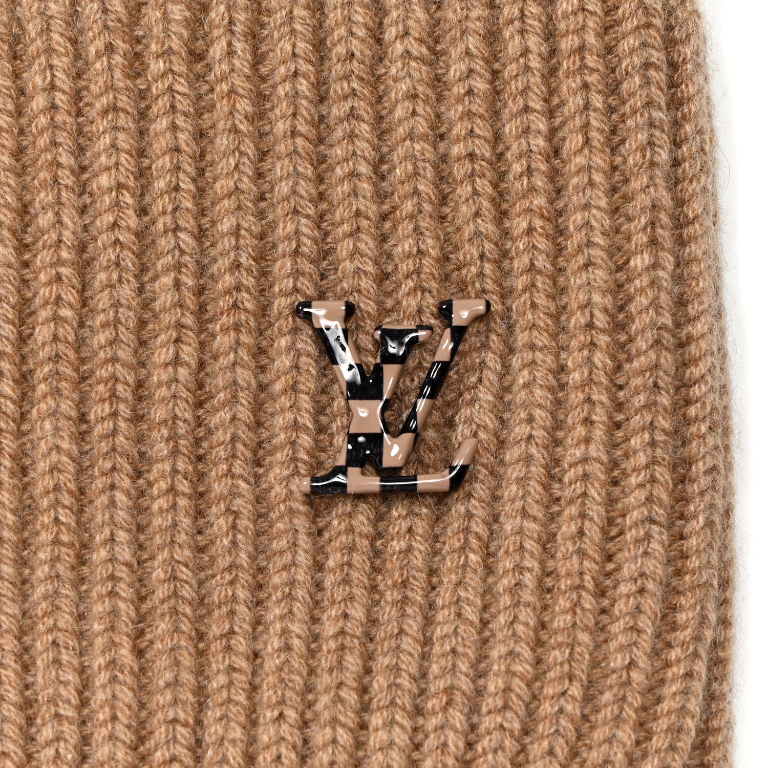 Louis Vuitton Cashmere LV Ahead Bonnet Beanie Camel 5 of 7
