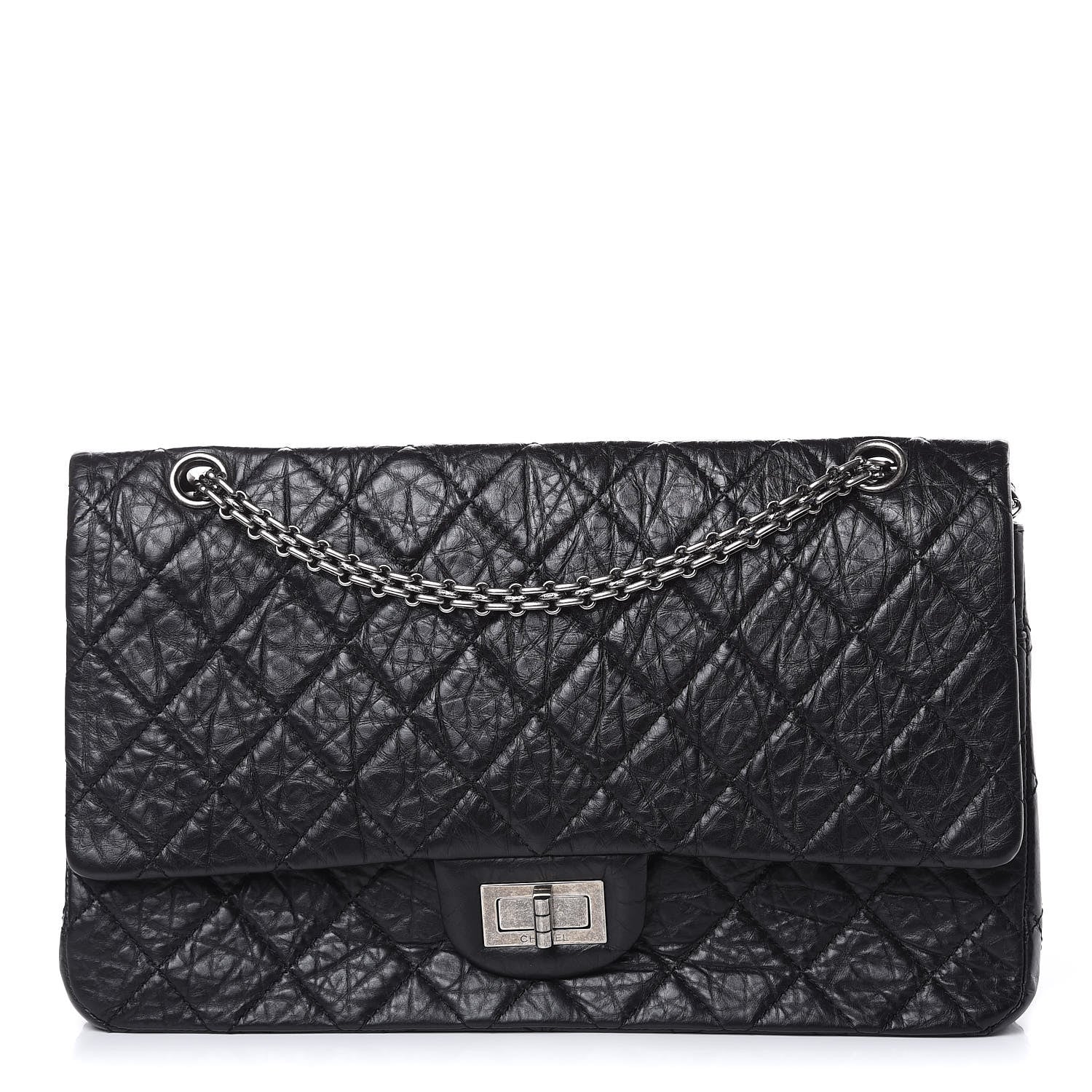Chanel Aged Calfskin Quilted 2.55 Reissue 227 Flap Black 1 of 12