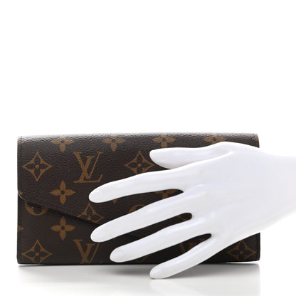Louis Vuitton Monogram Sarah Wallet NM Rose Ballerine 2 of 7