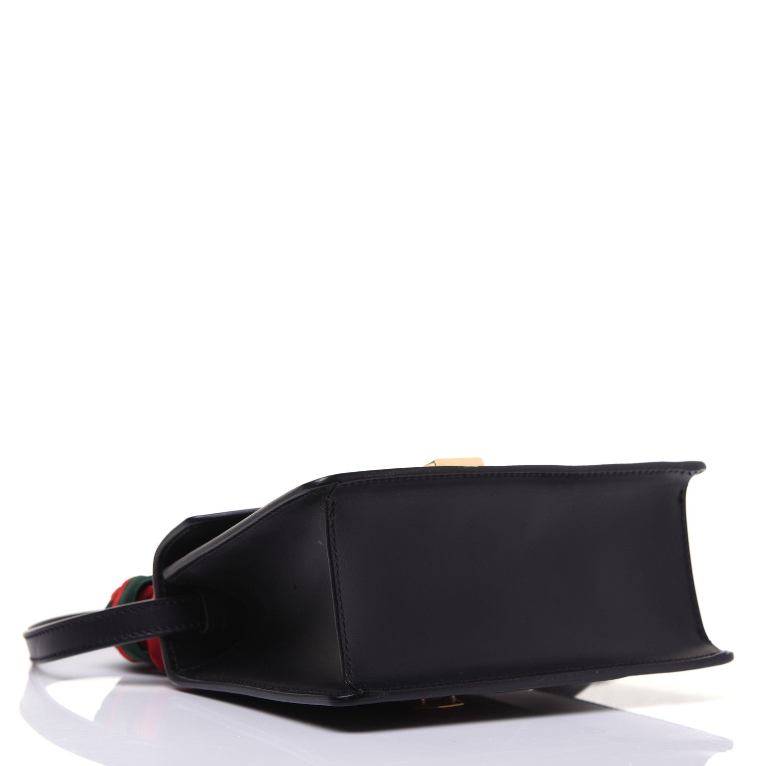 Gucci Calfskin Mini Sylvie Top Handle Bag Black 4 of 18