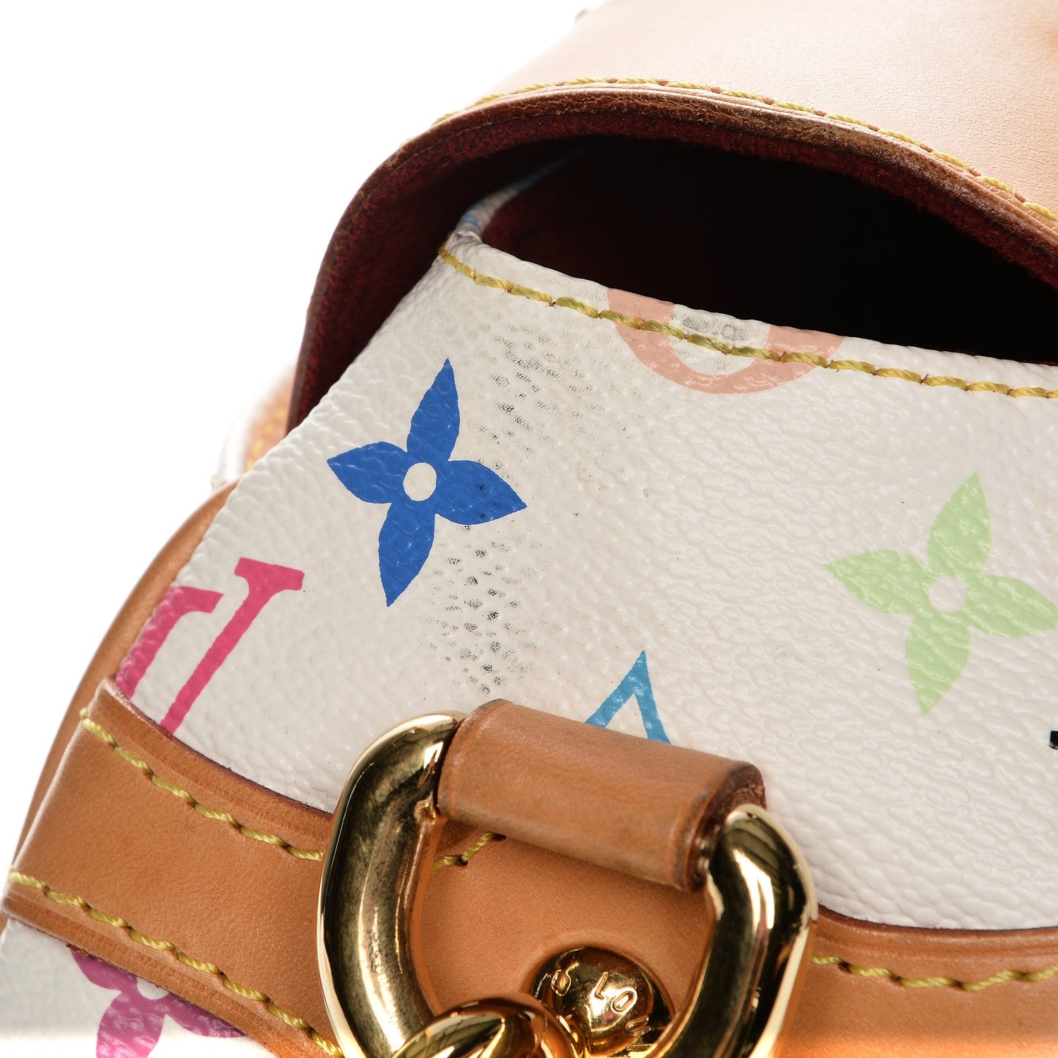 Louis Vuitton Monogram Multicolor Beverly MM White 10 of 11