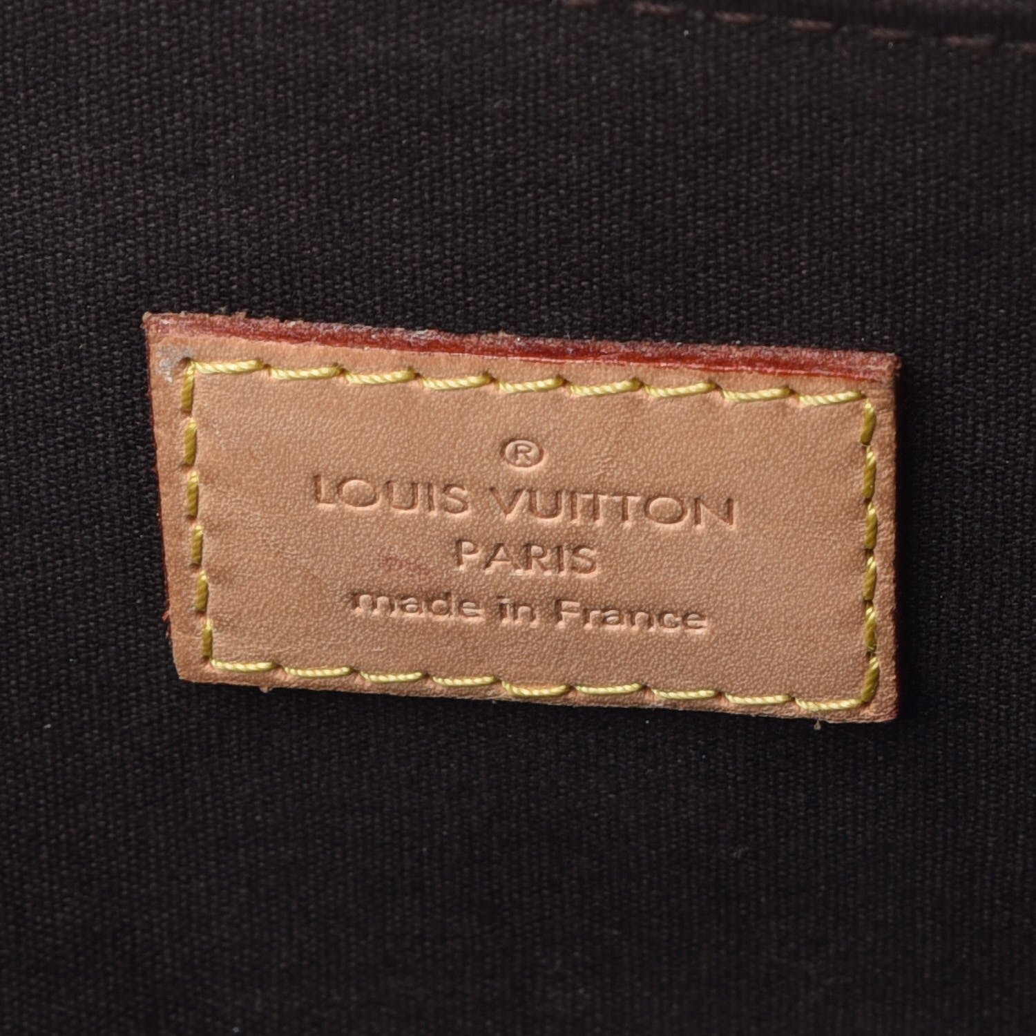 Louis Vuitton Vernis Alma GM Terre D'Ombre 8 of 9