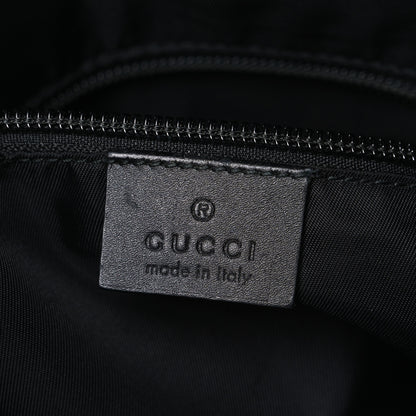 Gucci GG Supreme Monogram Web Messenger Bag Black 6 of 11