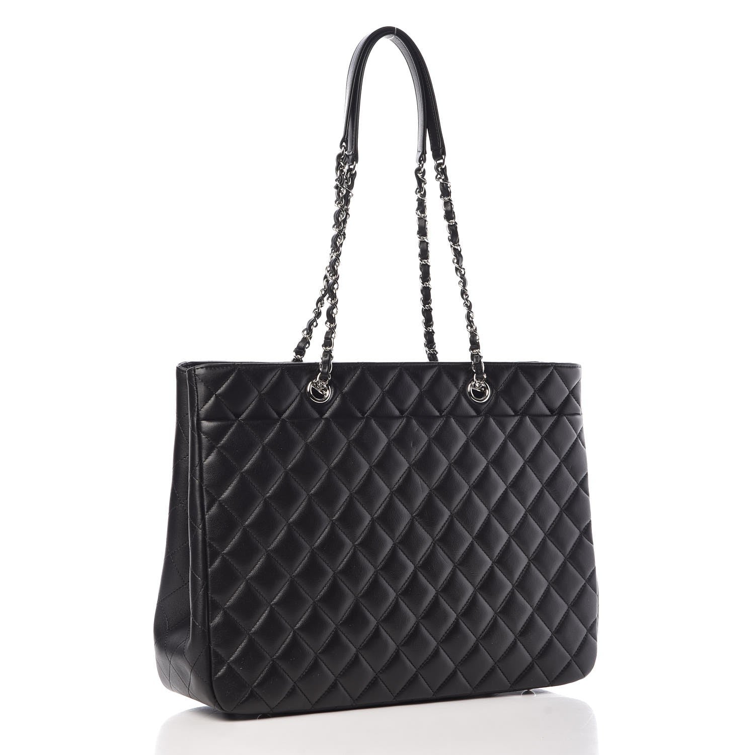 Chanel Calfskin Quilted Timeless Tote Black 3 of 9