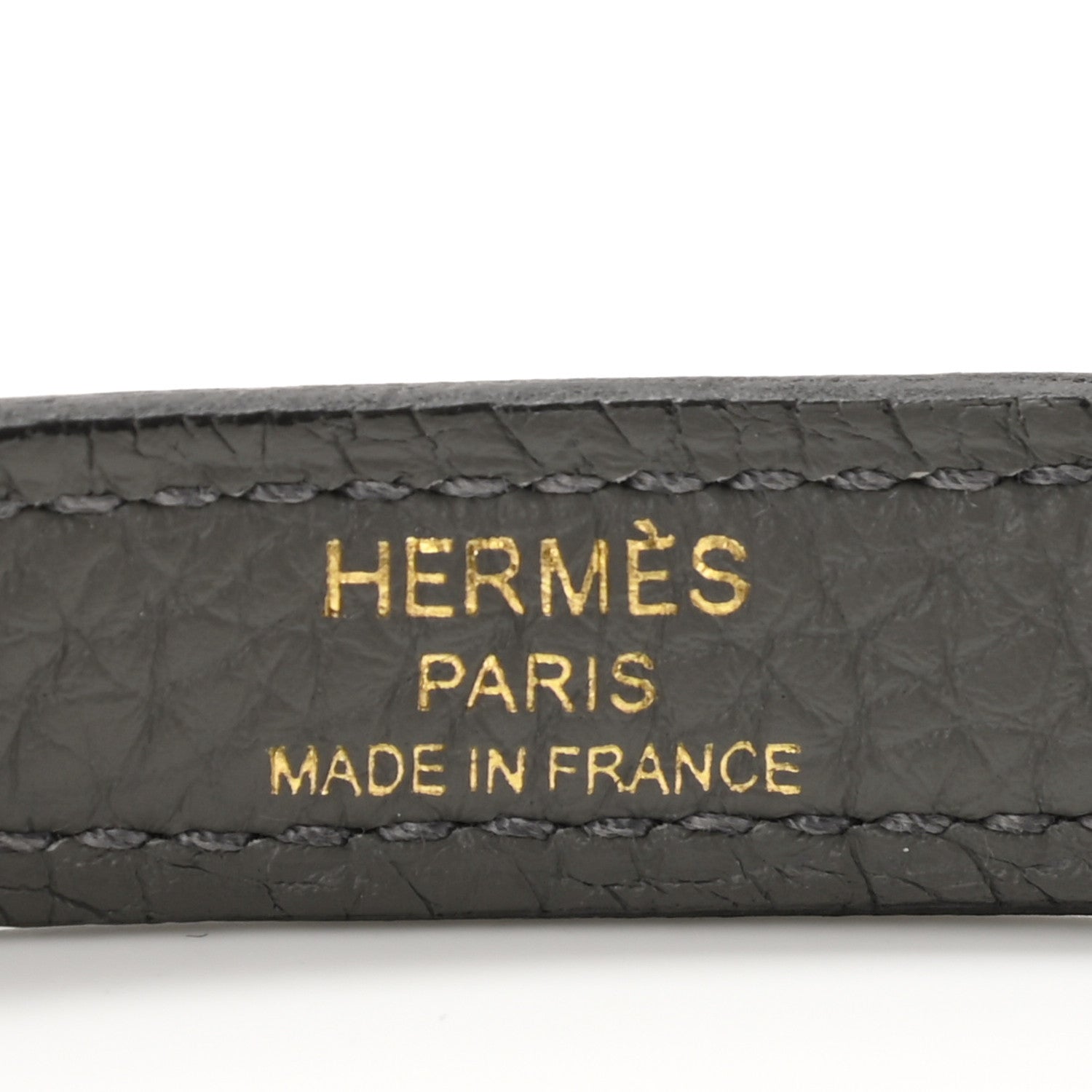 Hermes Togo Kelly Shoulder Strap Gris Meyer 3 of 4