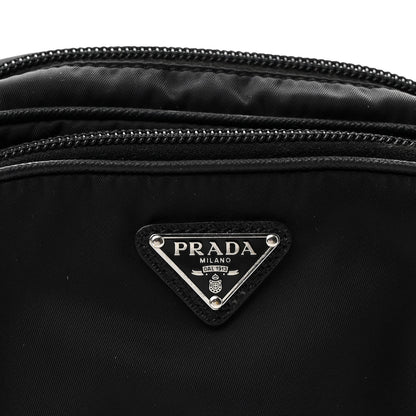 Prada Tessuto Nylon Saffiano Re-Edition 2005 Camera Shoulder Bag Black 9 of 11