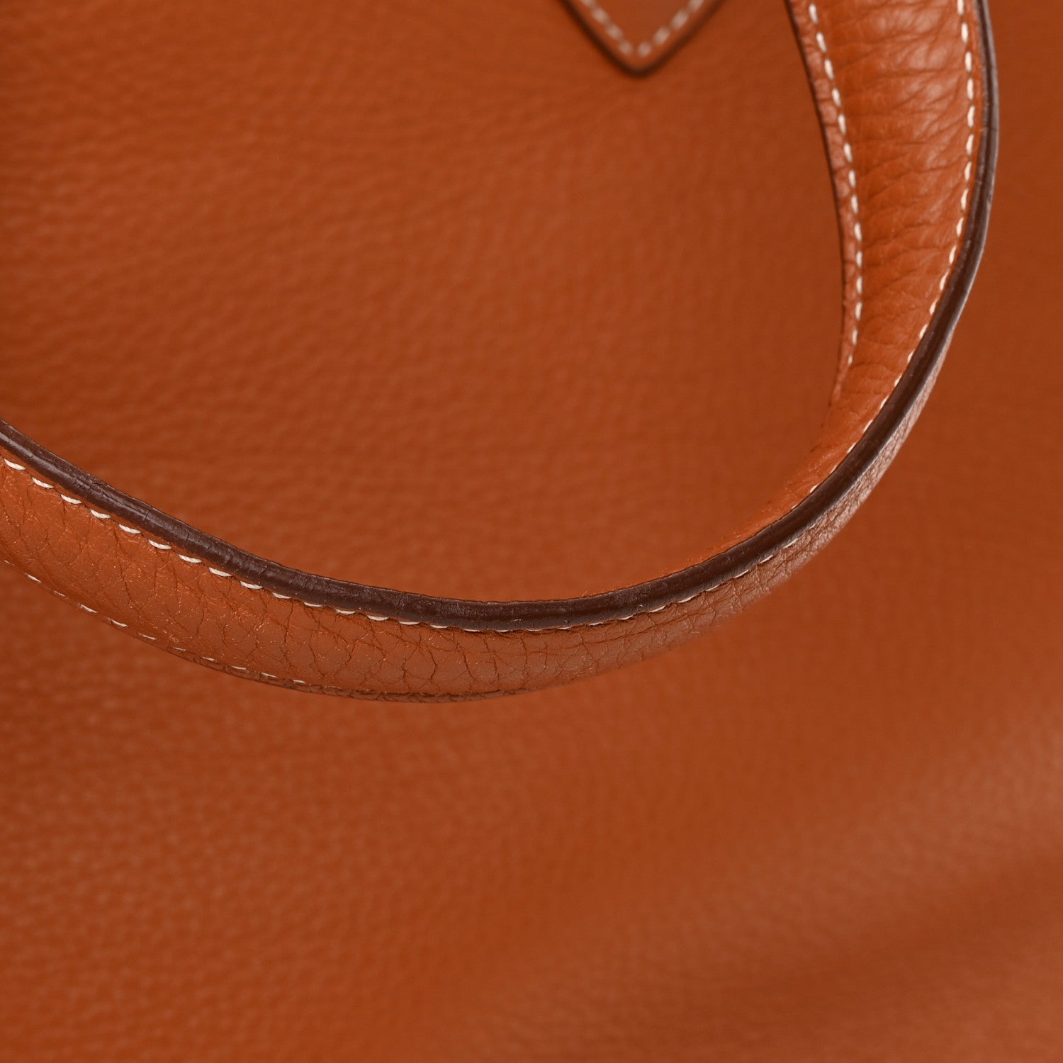 Hermes Taurillon Clemence Victoria 50 Travel Gold 17 of 20