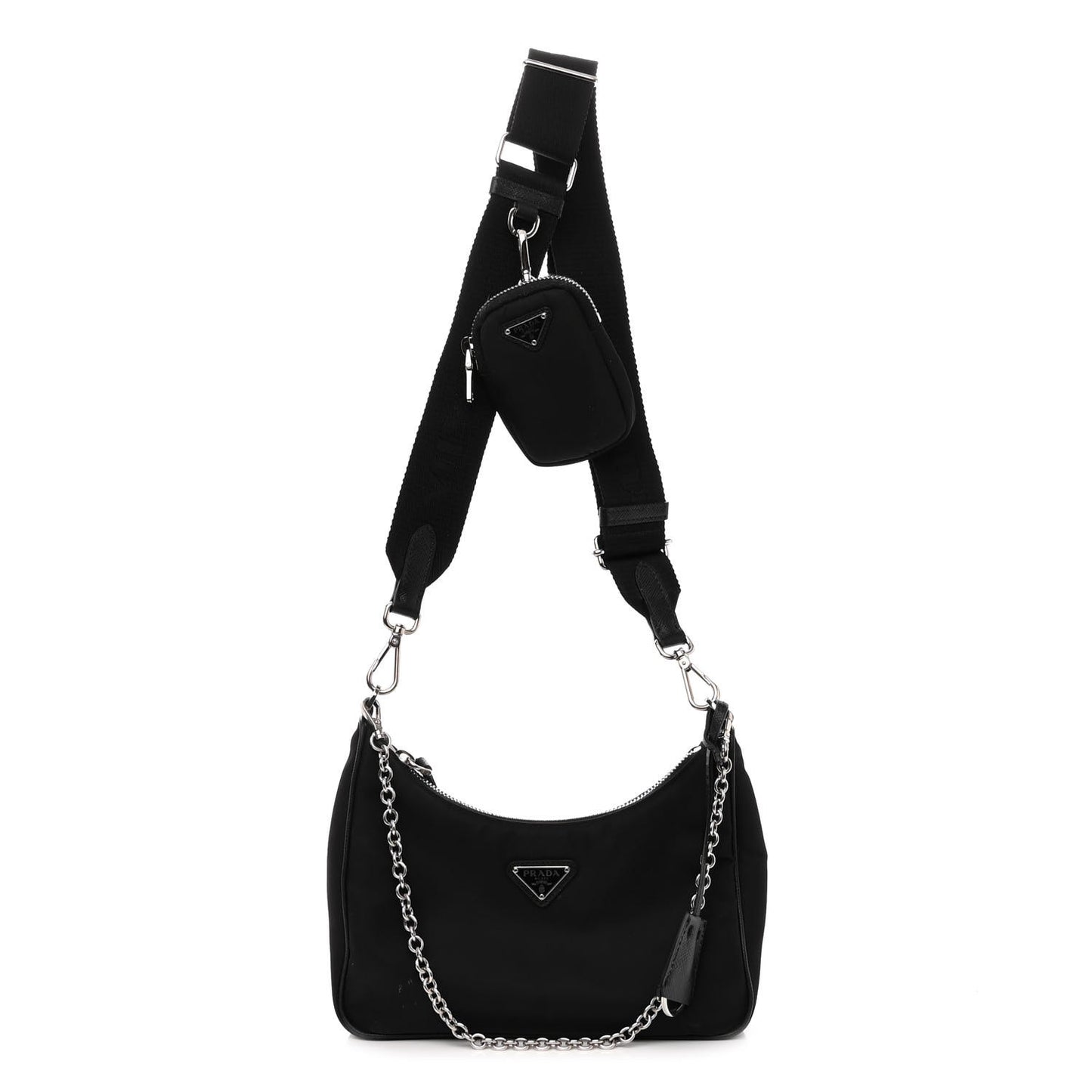 Nylon Re-Edition 2005 Shoulder Bag Black