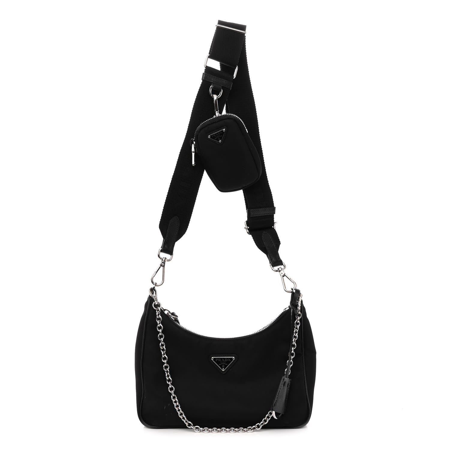 Prada Nylon Re-Edition 2005 Shoulder Bag Black 1 of 10
