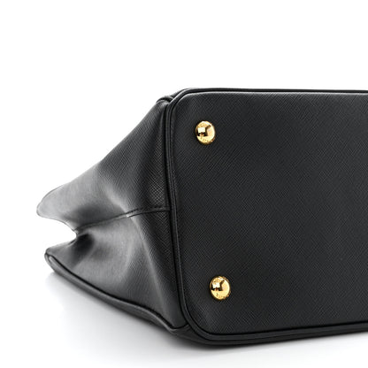 Prada Saffiano Medium Galleria Double Zip Tote Black 12 of 13