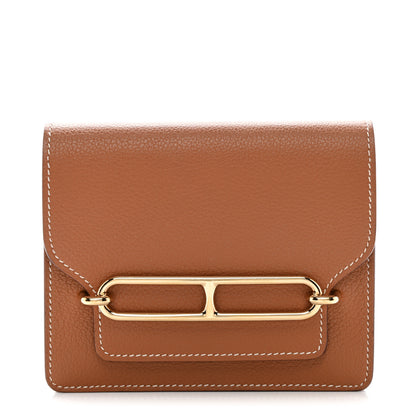 Hermes Evercolor Roulis Slim Wallet Gold 1 of 7