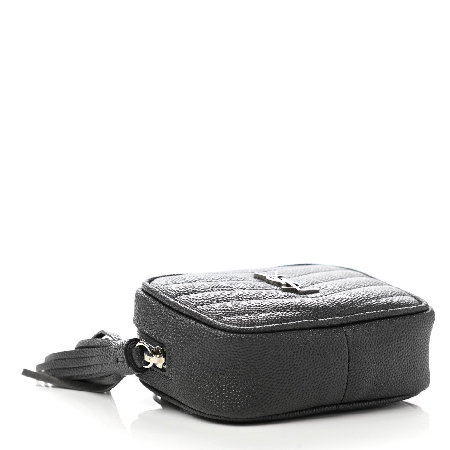 Grain De Poudre Matelasse Monogram Baby Lou Camera Bag Dark Smog