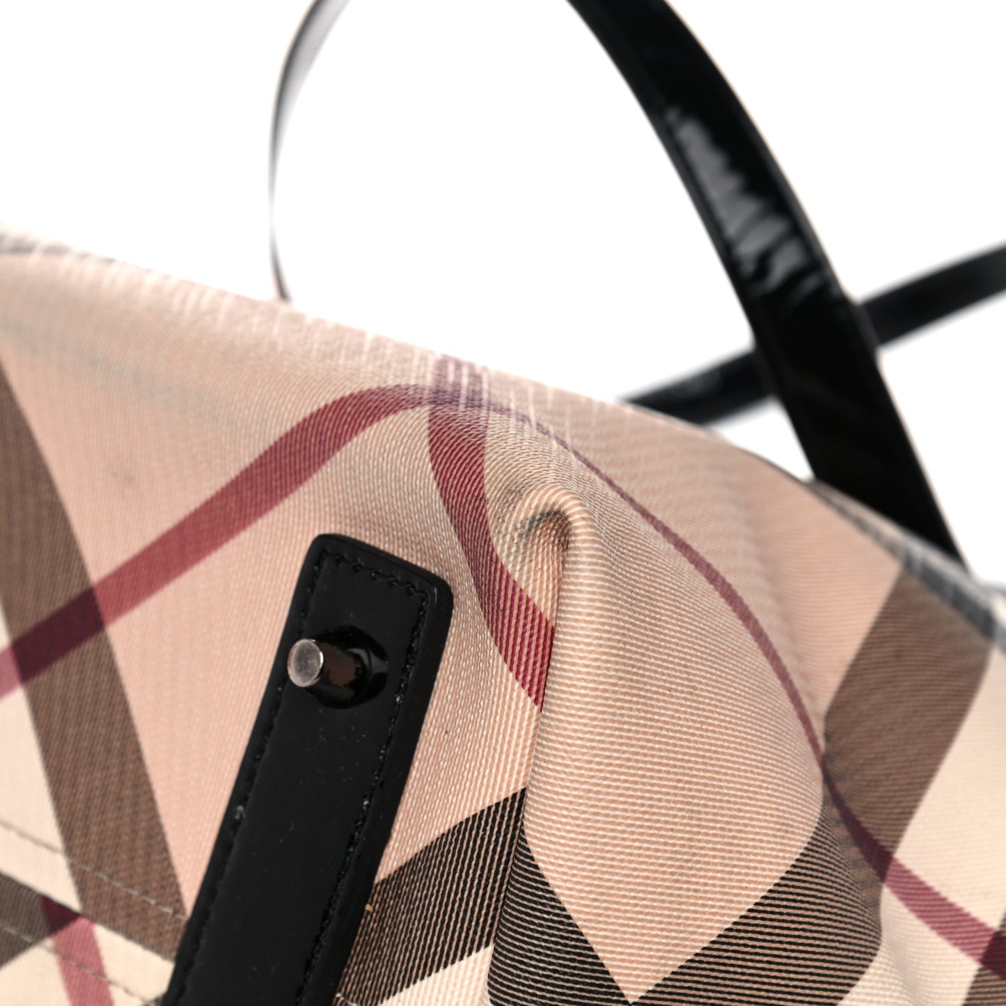 Nova Check Large Nickie Tote Black