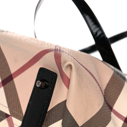Burberry Nova Check Large Nickie Tote Black 13 of 18