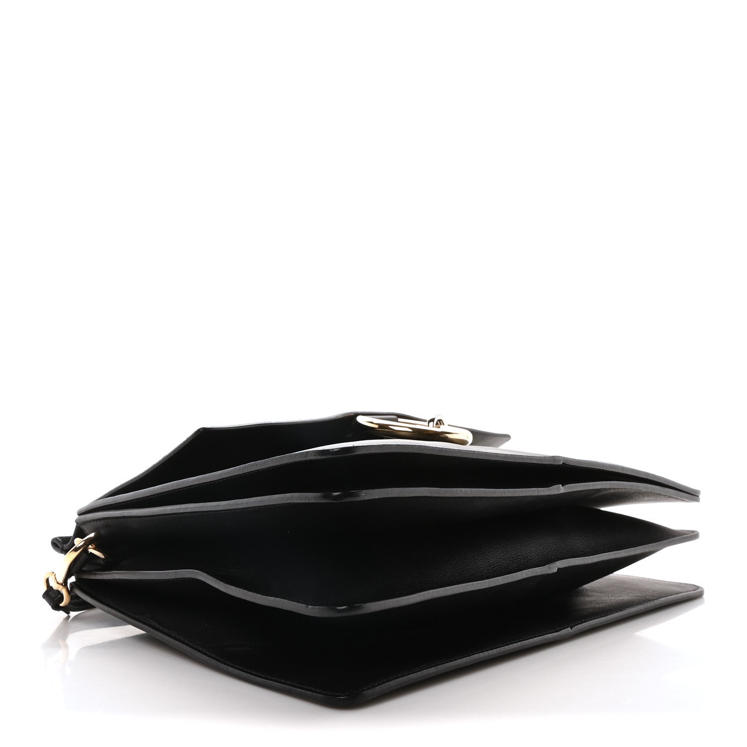 Chloe Suede Calfskin Medium Faye Shoulder Bag Black 4 of 10