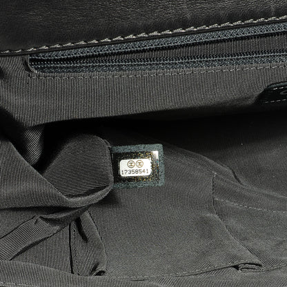 Chanel Lambskin Chevron Quilted Large Surpique Flap Dark Grey 8 of 8