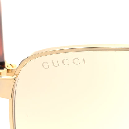 Gucci Aviator Sunglasses GG1164S Gold 7 of 8