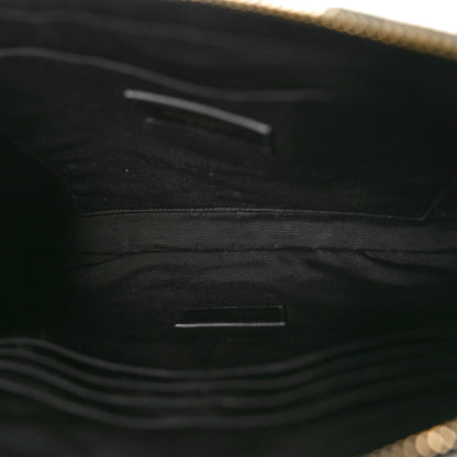 Saint Laurent Calfskin Matelasse Monogram Cassandre Tablet Pouch Black 5 of 10
