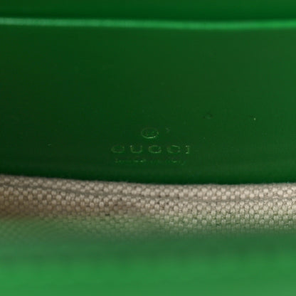 Gucci Boarded Dyana Lux Calfskin Mini Bamboo 1947 Top Handle Bag Spring Green 6 of 9
