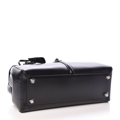 Celine Satinated Calfskin Medium 16 Top Handle Bag Black 4 of 10
