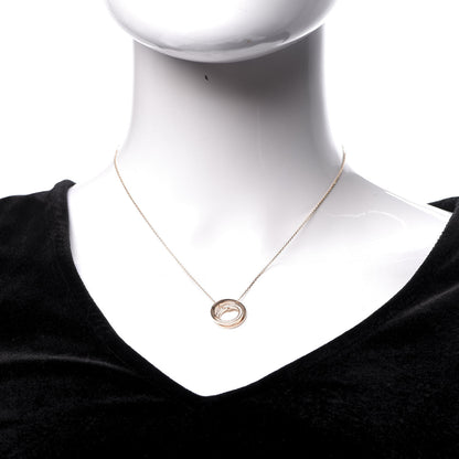 Cartier 18K Pink Gold Diamond Etincelle De Pendant Necklace 2 of 7