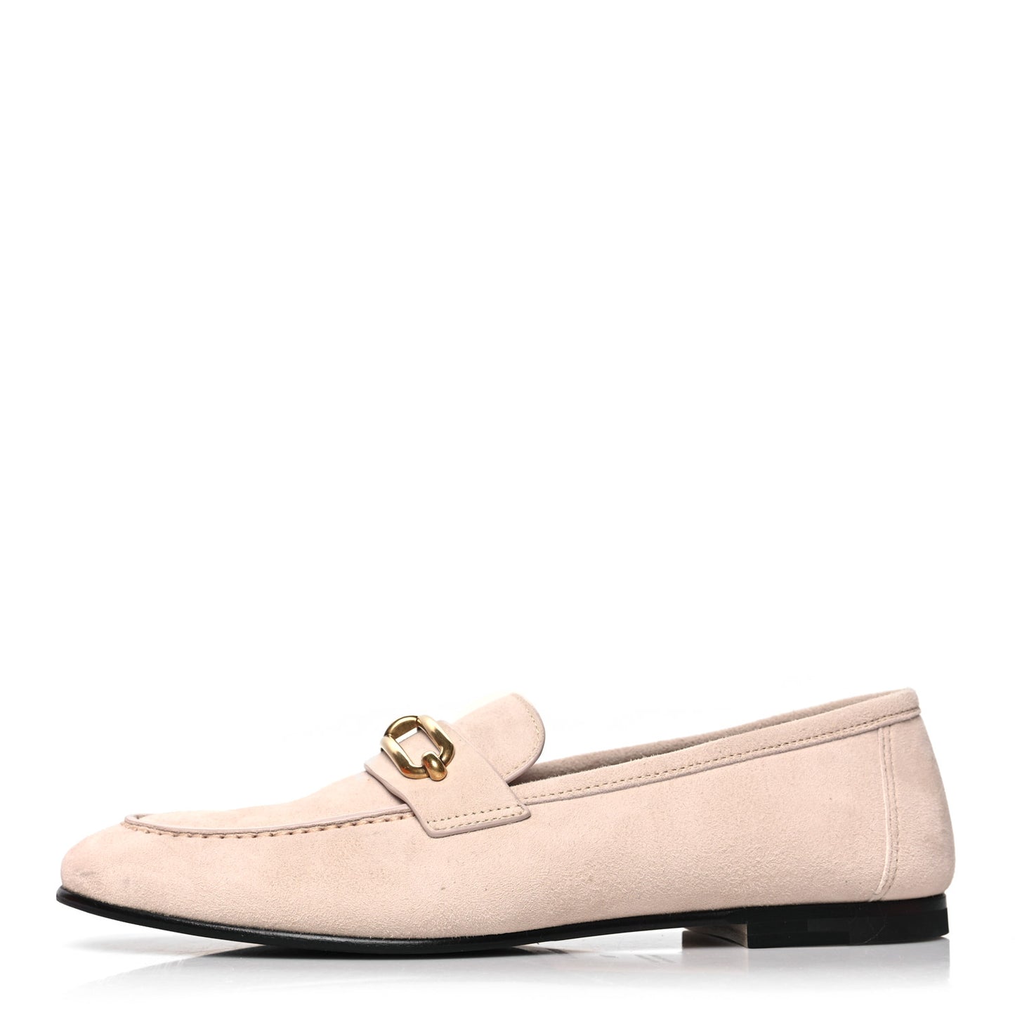 Suede Goatskin Womens Colette Loafers 38 Blanc Poros