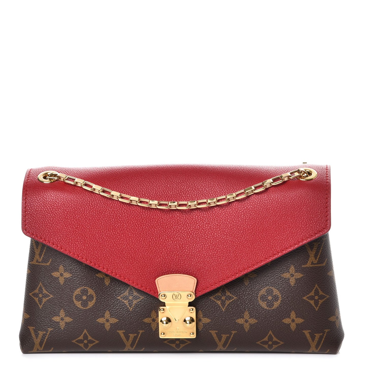 Monogram Pallas Chain Cherry