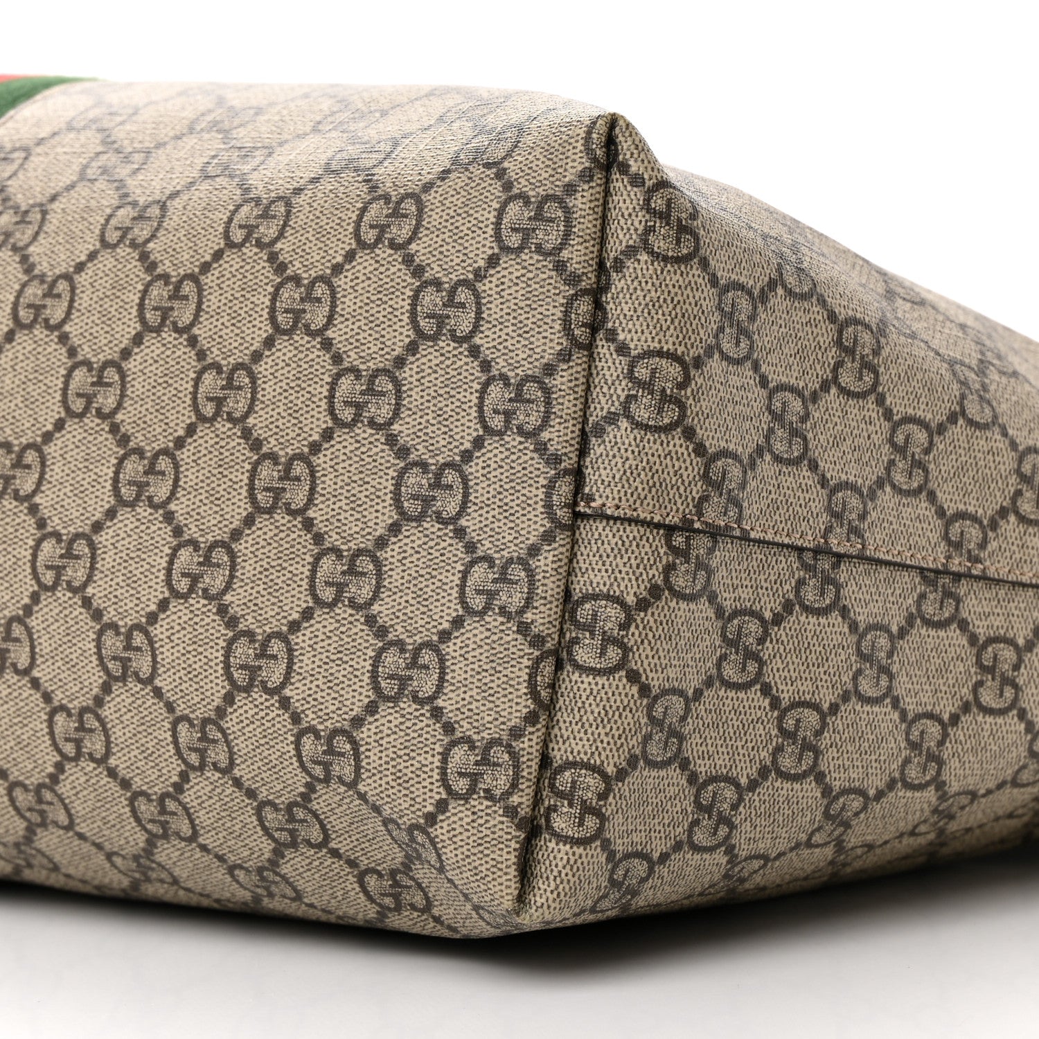 Gucci GG Supreme Monogram Medium Ophidia Shopping Tote Brown 10 of 17