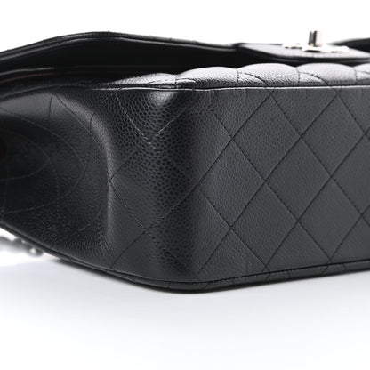 Chanel Caviar Quilted Jumbo Double Flap Black 9 of 16
