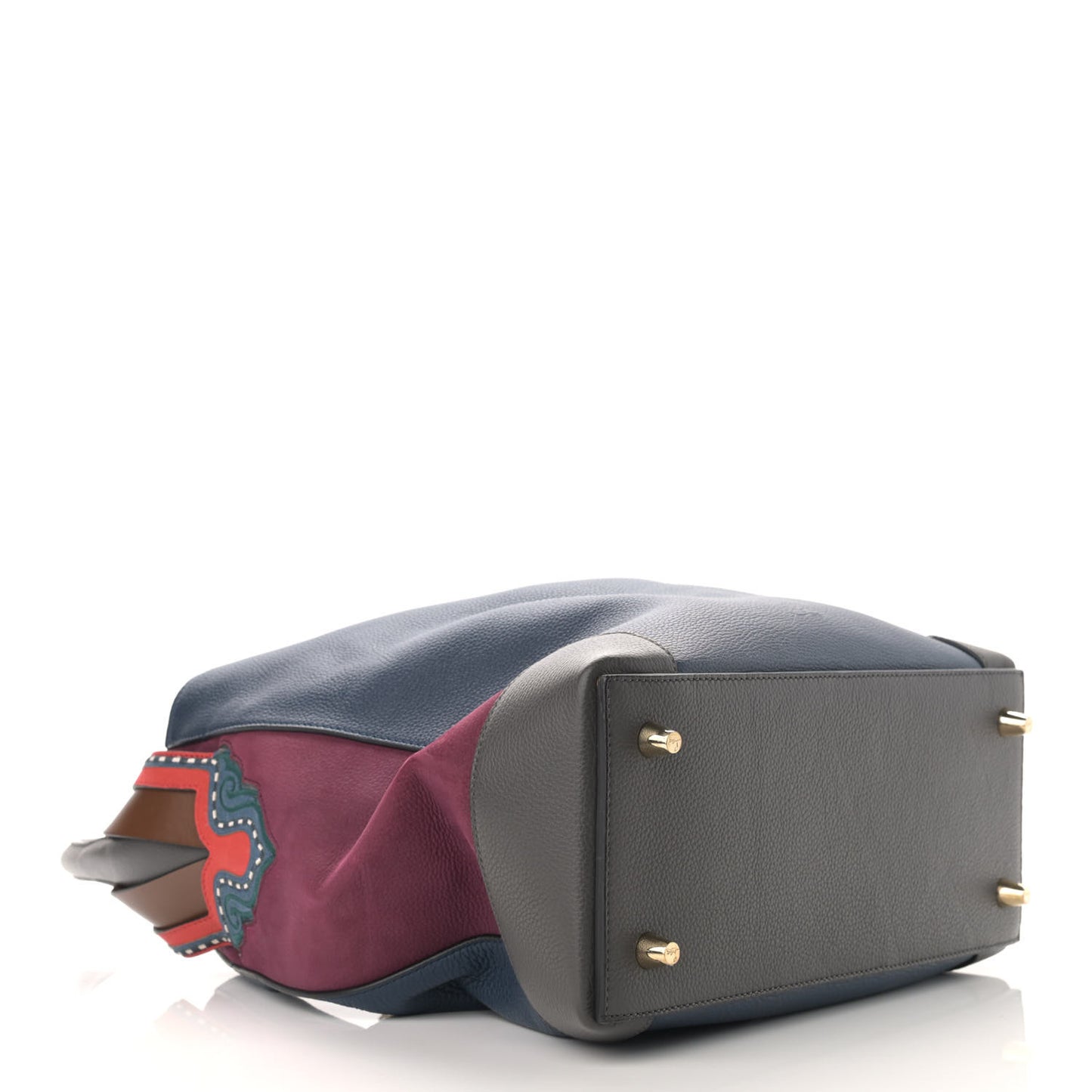 Empire Calf Suede Hobo Navy