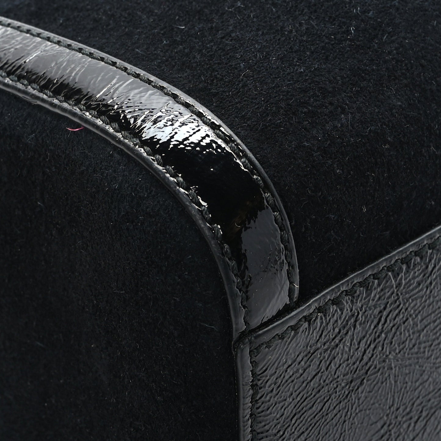 Suede Patent GG Web Medium Ophidia Boston Black