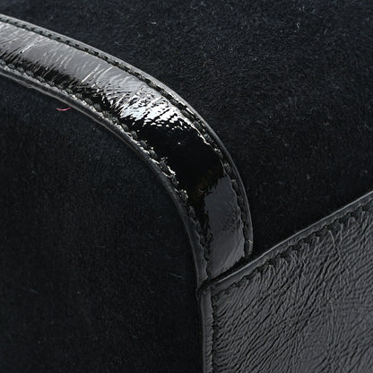 Gucci Suede Patent GG Web Medium Ophidia Boston Black 9 of 11